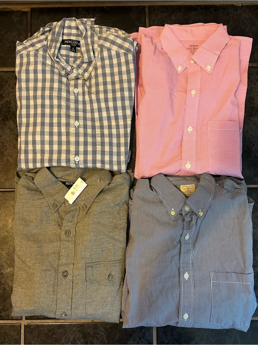 Men's Button-Down Shirts
All 4 tops are long sleeves
